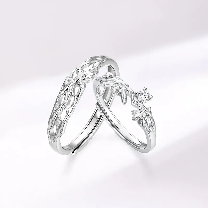 SUNFEEL S925 Silver Rings Unisex-2