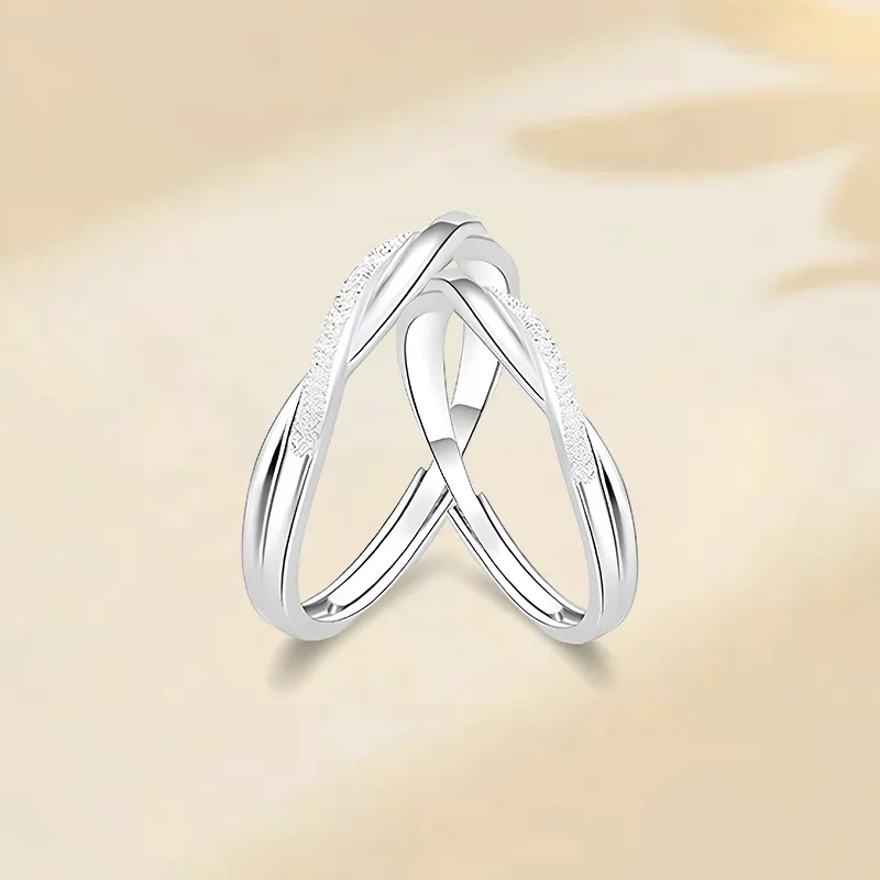 SUNFEEL 999 Fine Silver Rings Unisex-1