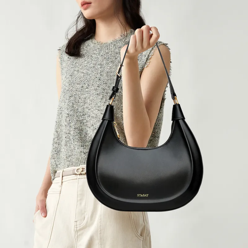 ST&SAT Composite Material With Synthetic Leather Shoulder Bag, Crossbody Bag, Shoulder Bag Regular Women's Multicolor-1