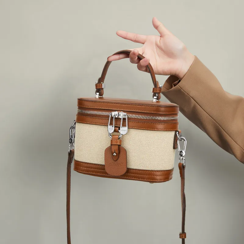 ST&SAT Genuine Leather Crossbody Bag, Handbag Trumpets Women's Multicolor-14