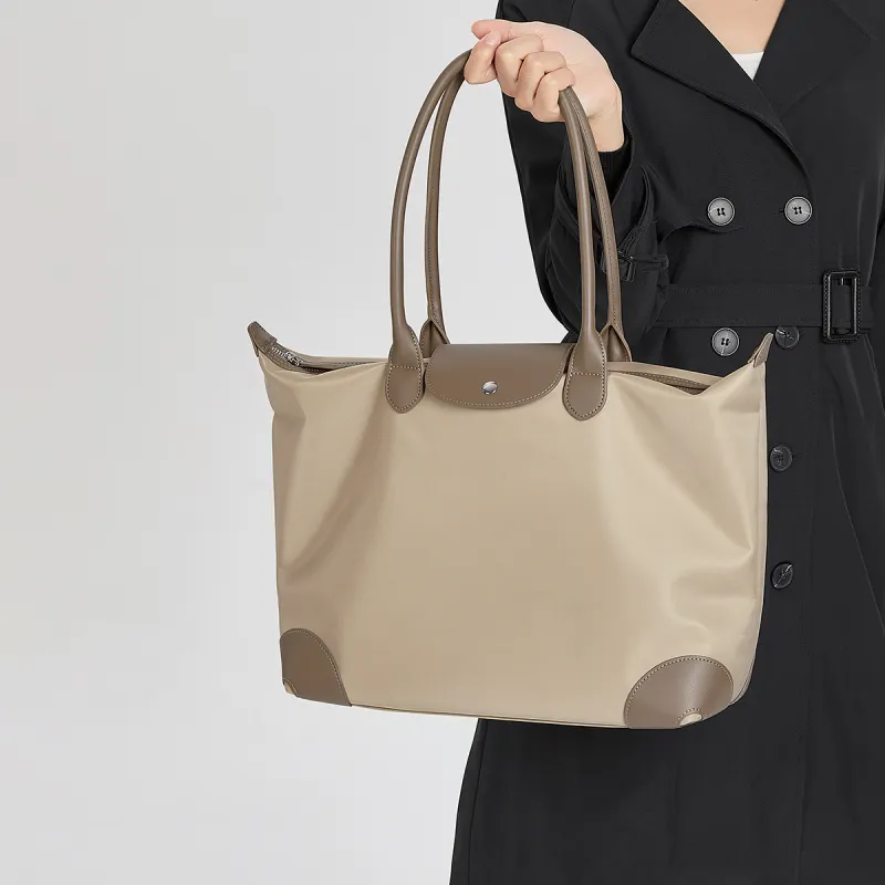 ST&SAT Nylon Dumpling Bag Tote Shoulder Bag Large Size Women's Multicolor-5