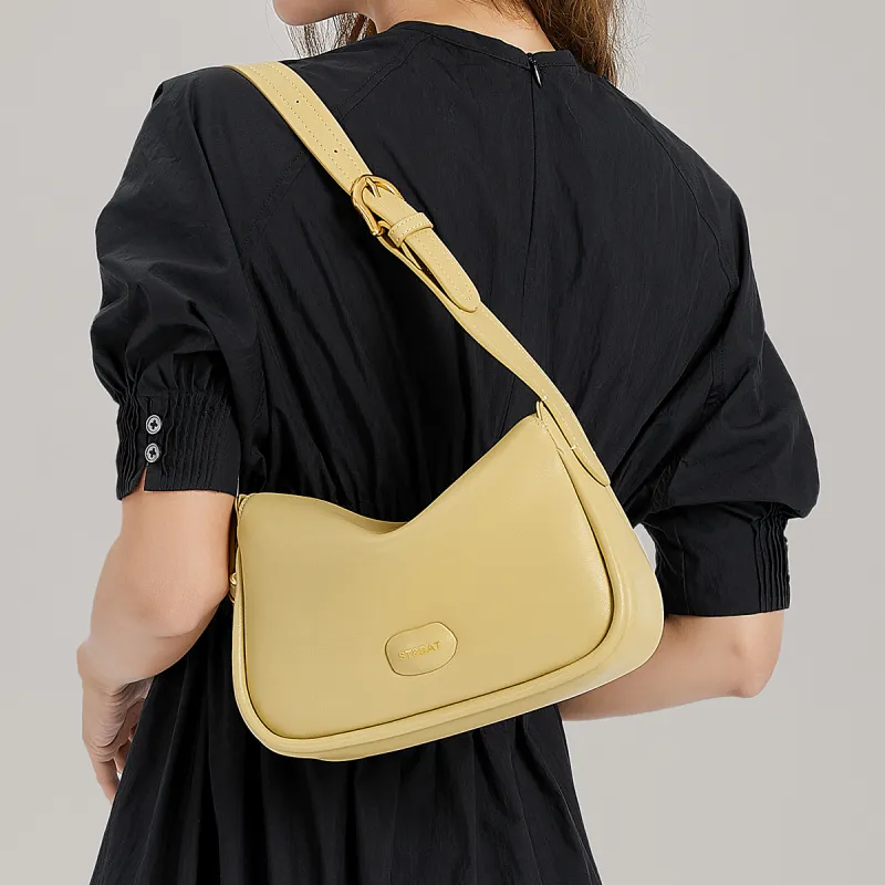 ST&SAT Cow Leather Small Square Shoulder Bag Crossbody Bag Women's Multicolor-18