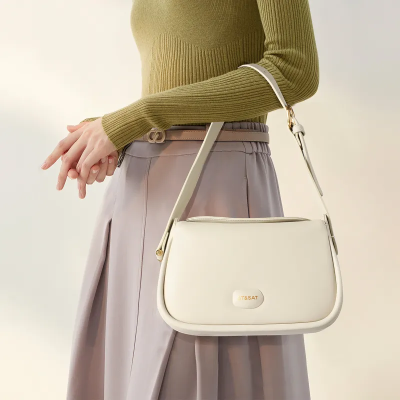 ST&SAT Cow Leather Small Square Shoulder Bag Crossbody Bag Women's Multicolor-14
