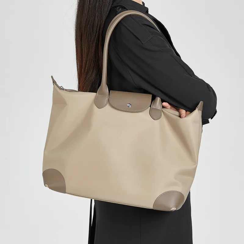 ST&SAT Nylon Dumpling Bag Tote Shoulder Bag Large Size Women's Multicolor-3