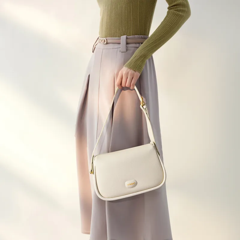 ST&SAT Cow Leather Small Square Shoulder Bag Crossbody Bag Women's Multicolor-15