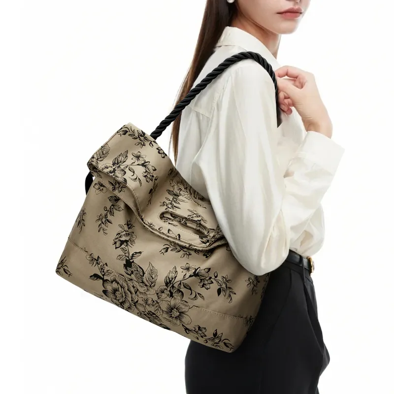 ST&SAT Fabric Crossbody Clutch, Shoulder Bag Regular Unisex Black-12