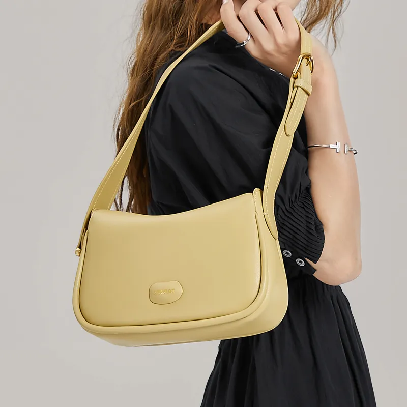 ST&SAT Cow Leather Small Square Shoulder Bag Crossbody Bag Women's Multicolor-21