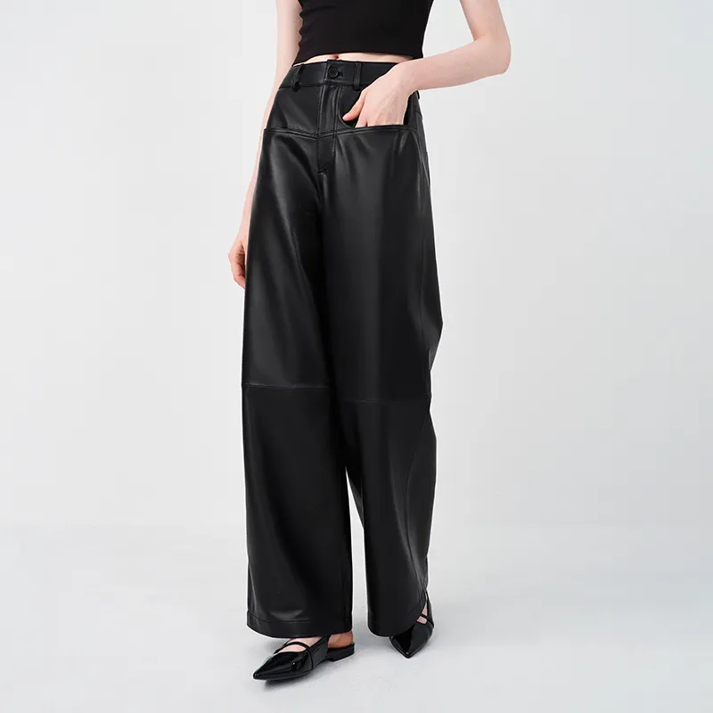 SINBOS Leather Pants Women's-3