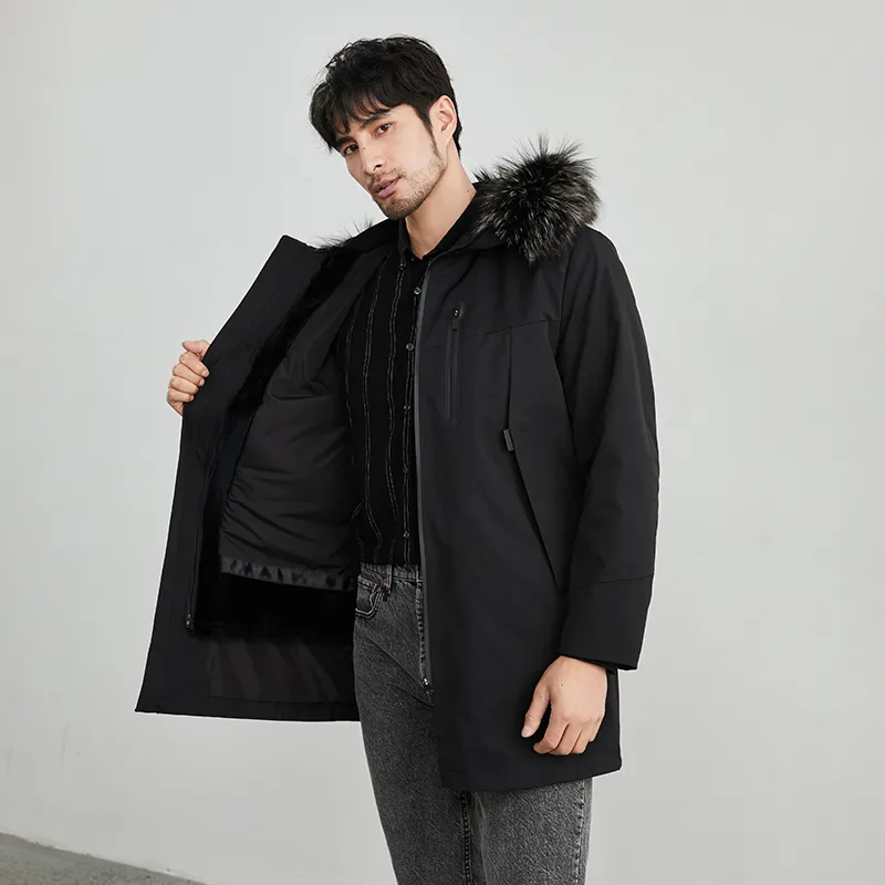 SINBOS Parka Coats Men-9