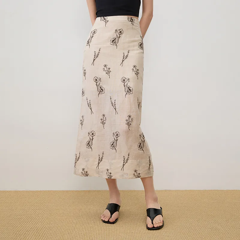 SINBOS Casual Long Skirt Women's-2