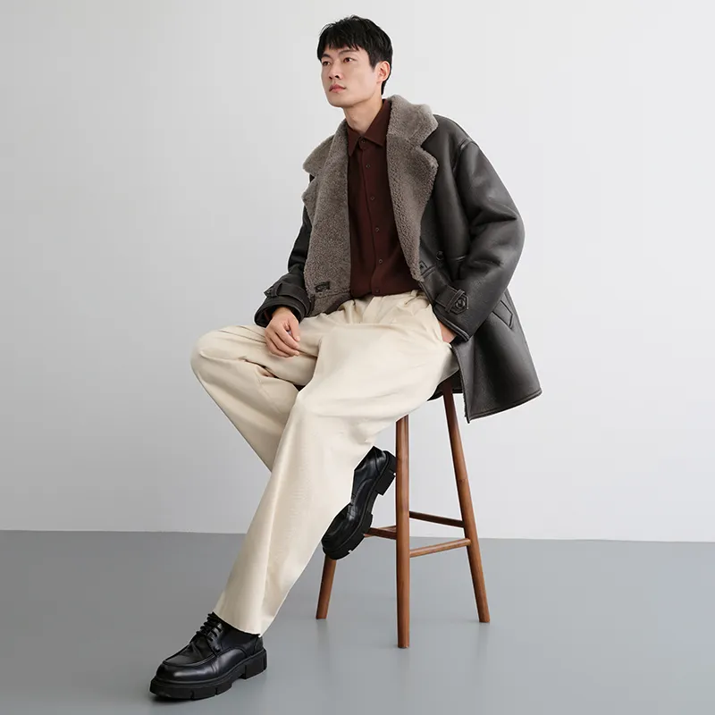 SINBOS Furs Men Bronze Brown-5