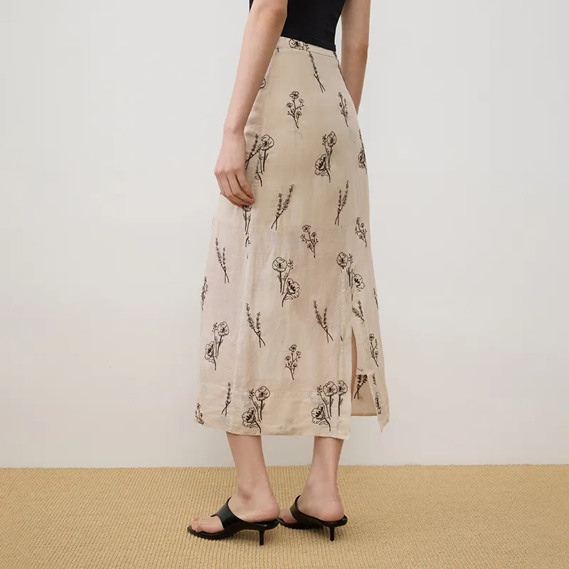 SINBOS Casual Long Skirt Women's-4