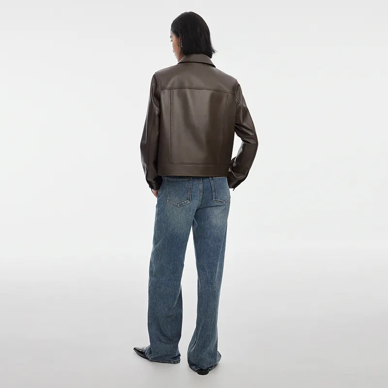 SINBOS Leather Jackets Women's-4