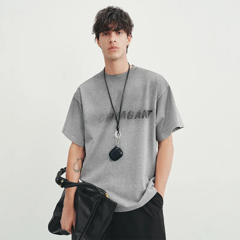 SINBOS T Shirts Men Meteorite Gray-2