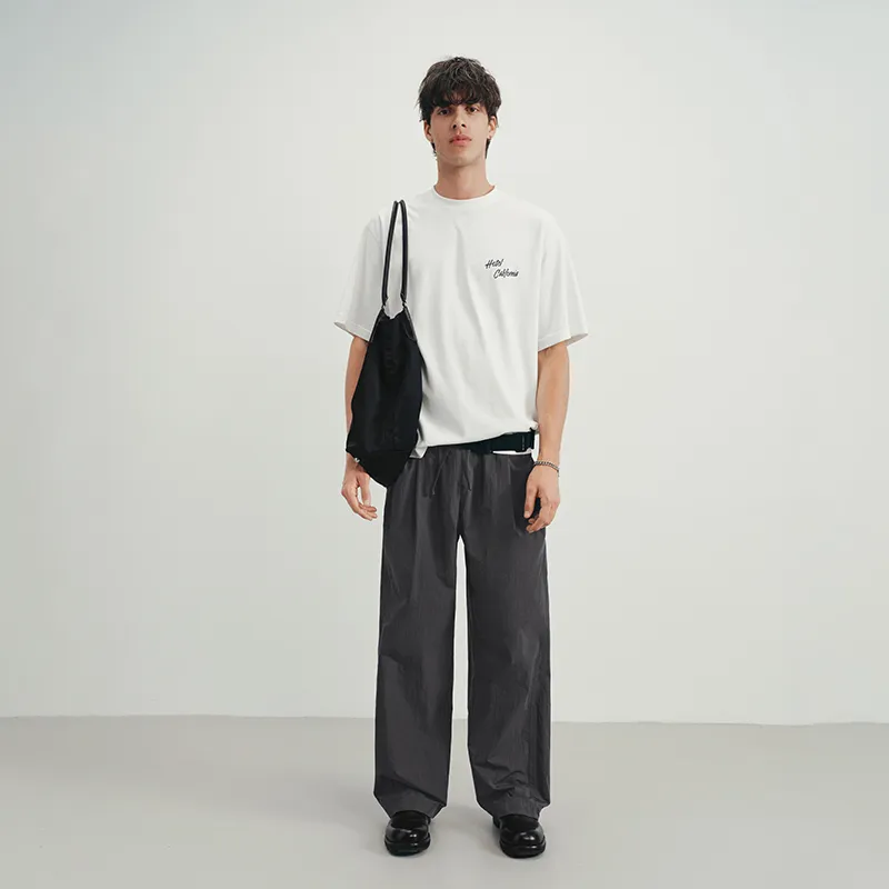 SINBOS Casual Pants Men Stone Gray-5