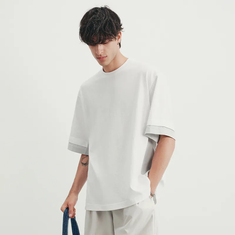 SINBOS T Shirts Men Cloud Peak White-2