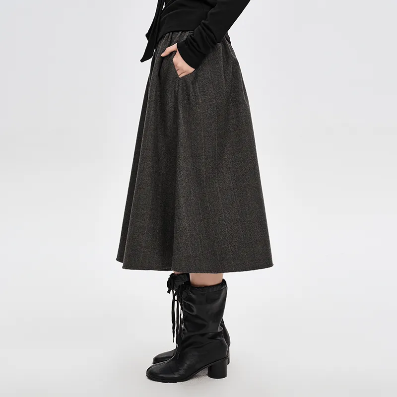 SINBOS Casual Long Skirt Women's-4