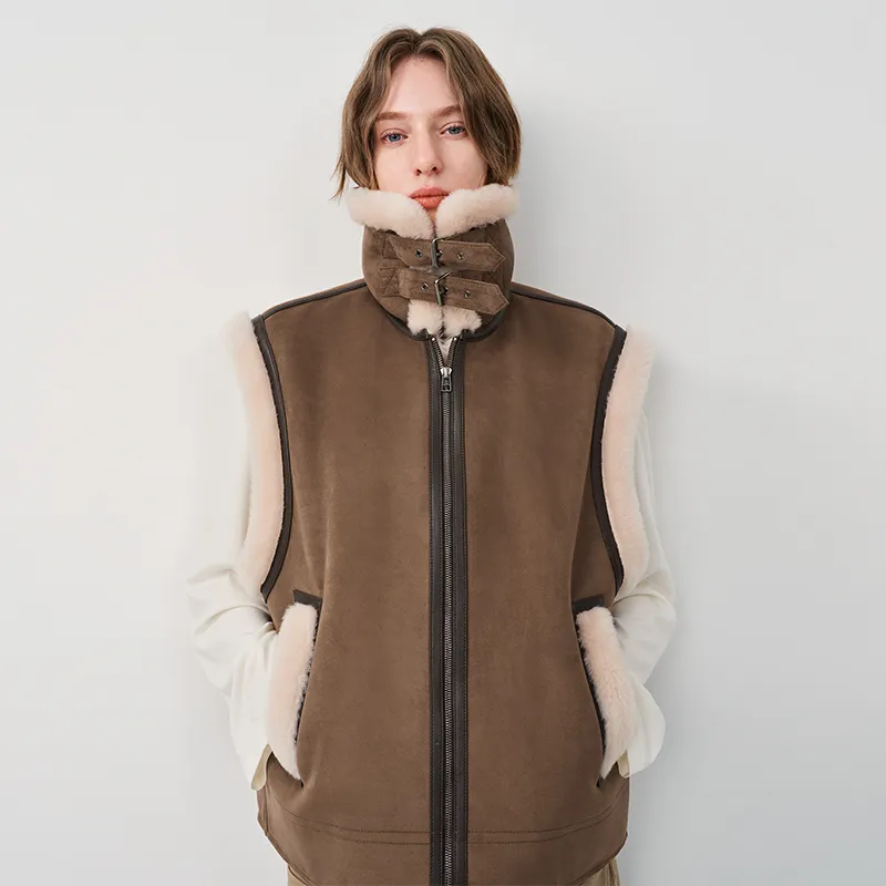 SINBOS Fur Women's Tangxi Brown-2