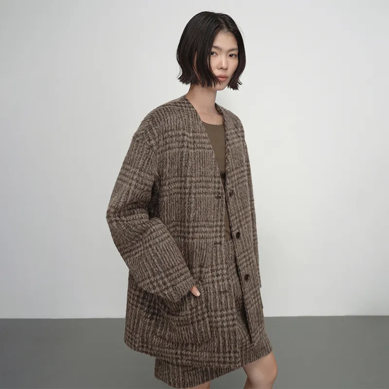 SINBOS Coats Women's Rich Umber-4