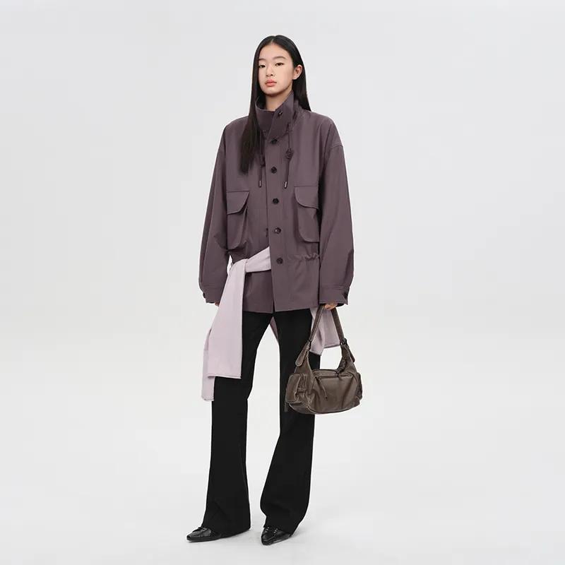 SINBOS Trench Coats Women's-11