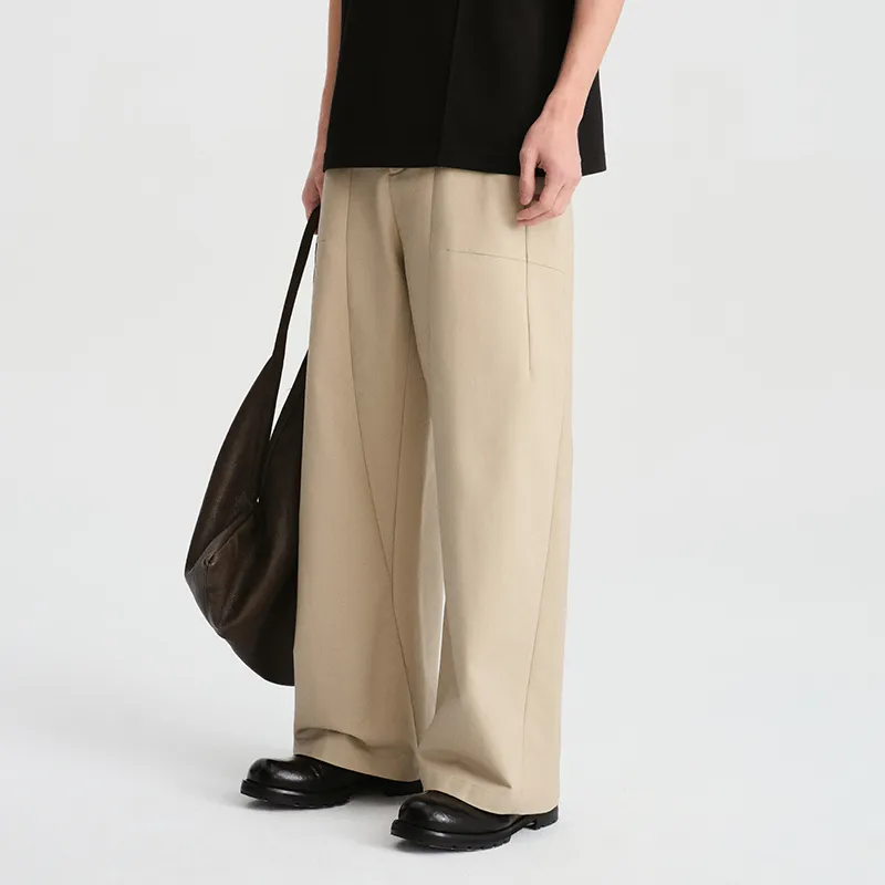 SINBOS Casual Pants Men's Sandstone Yellow-3