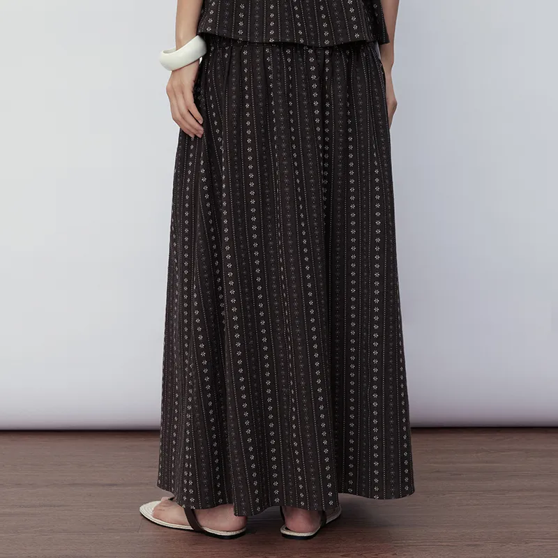 SINBOS Casual Long Skirt Women's-4