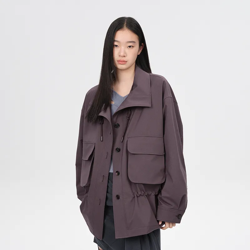 SINBOS Trench Coats Women's-9