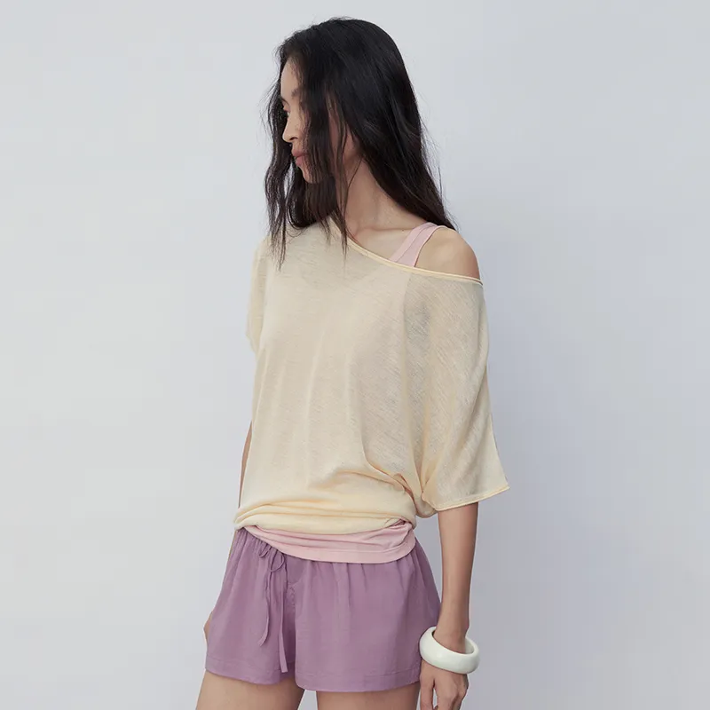 SINBOS Leg of Mutton Sleeve T Shirt Women's-8