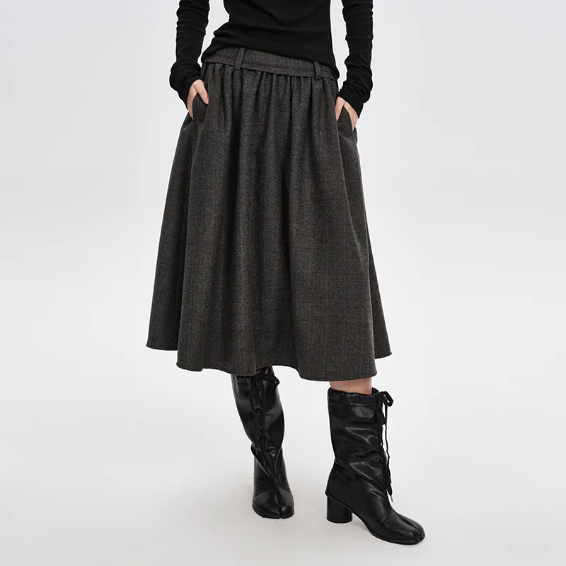 SINBOS Casual Long Skirt Women's-2