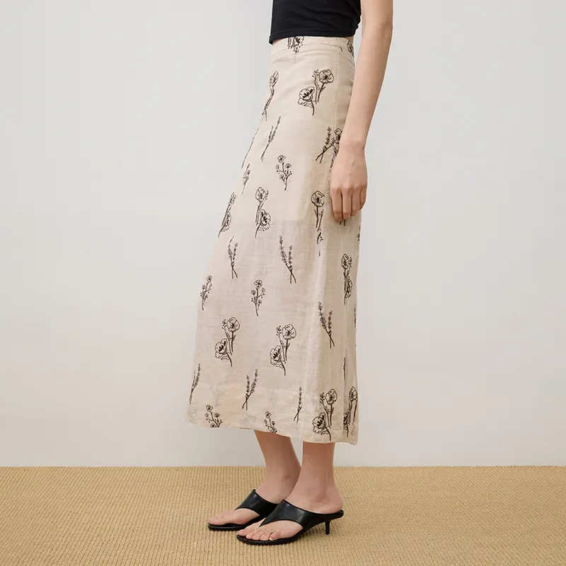 SINBOS Casual Long Skirt Women's-3