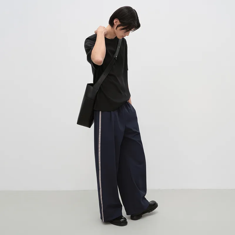 SINBOS Casual Pants Men Sapphire Blue-5