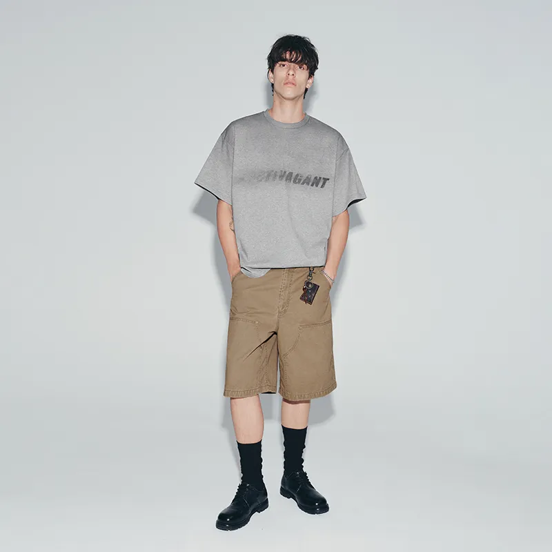 SINBOS Casual Shorts Men Mocha Coffee-5