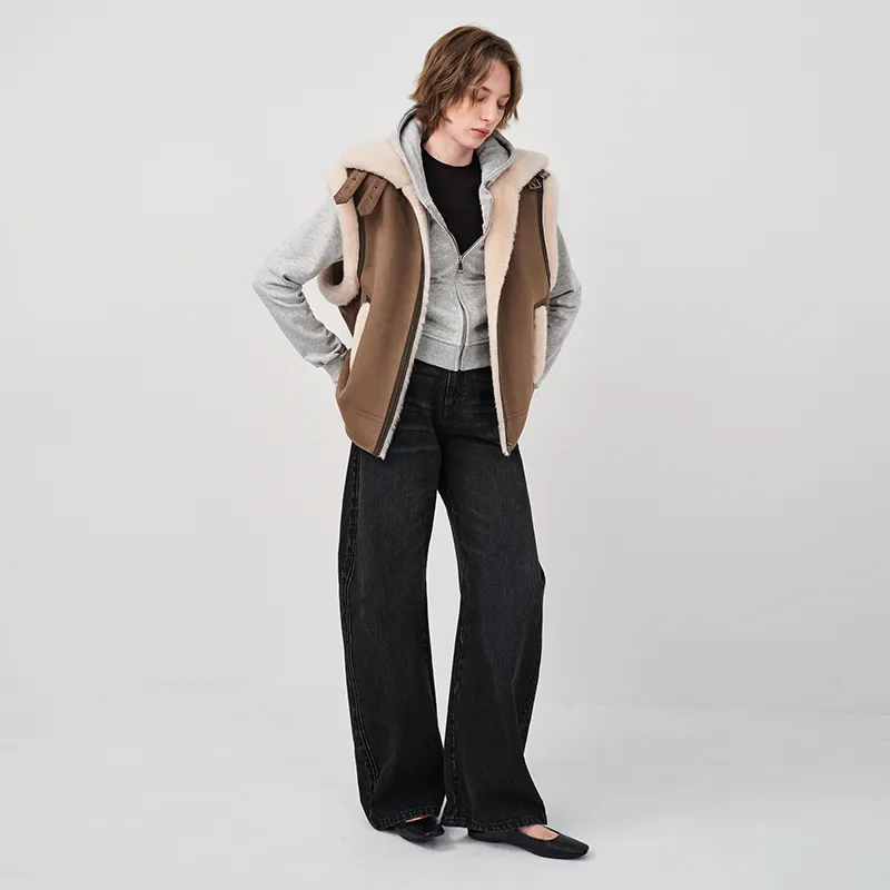 SINBOS Fur Women's Tangxi Brown-5