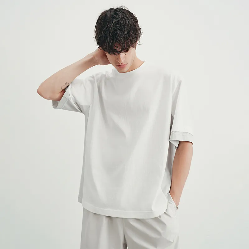 SINBOS T Shirts Men Cloud Peak White-3