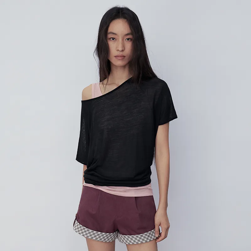 SINBOS Leg of Mutton Sleeve T Shirt Women's-2
