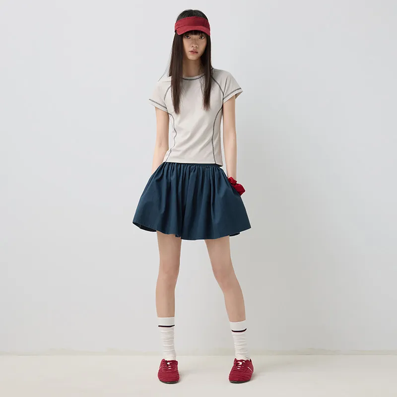 SINBOS Casual Short Skirts Women's-3