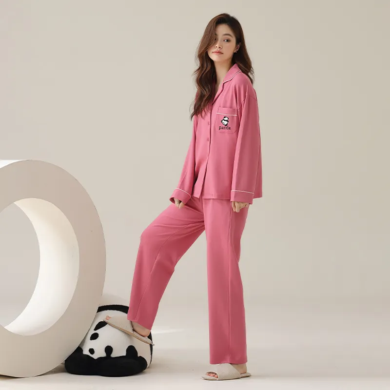GRACEWELL Pajama Set Women's Rosa Red-5