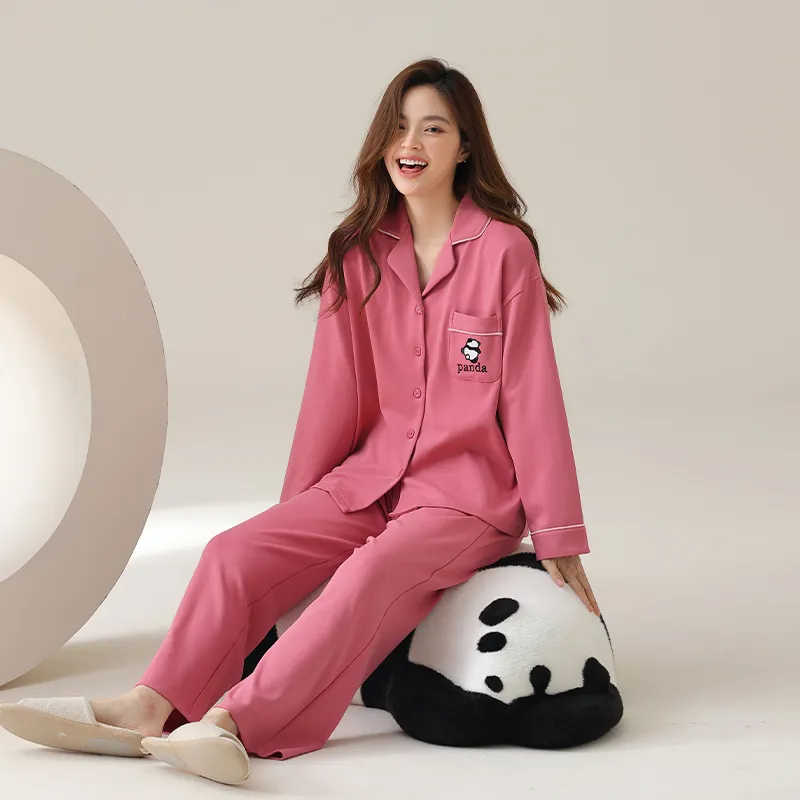 GRACEWELL Pajama Set Women's Rosa Red-1