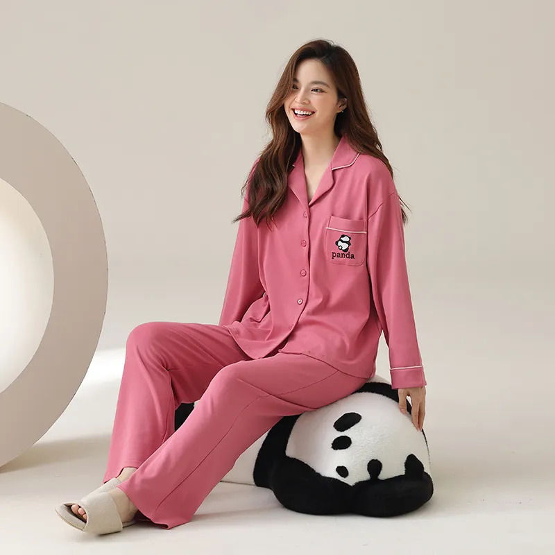 GRACEWELL Pajama Set Women's Rosa Red-3