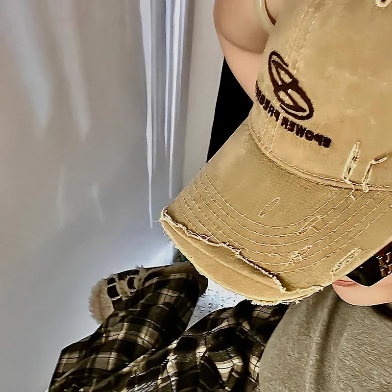 FILES Cotton Baseball Caps Unisex-7