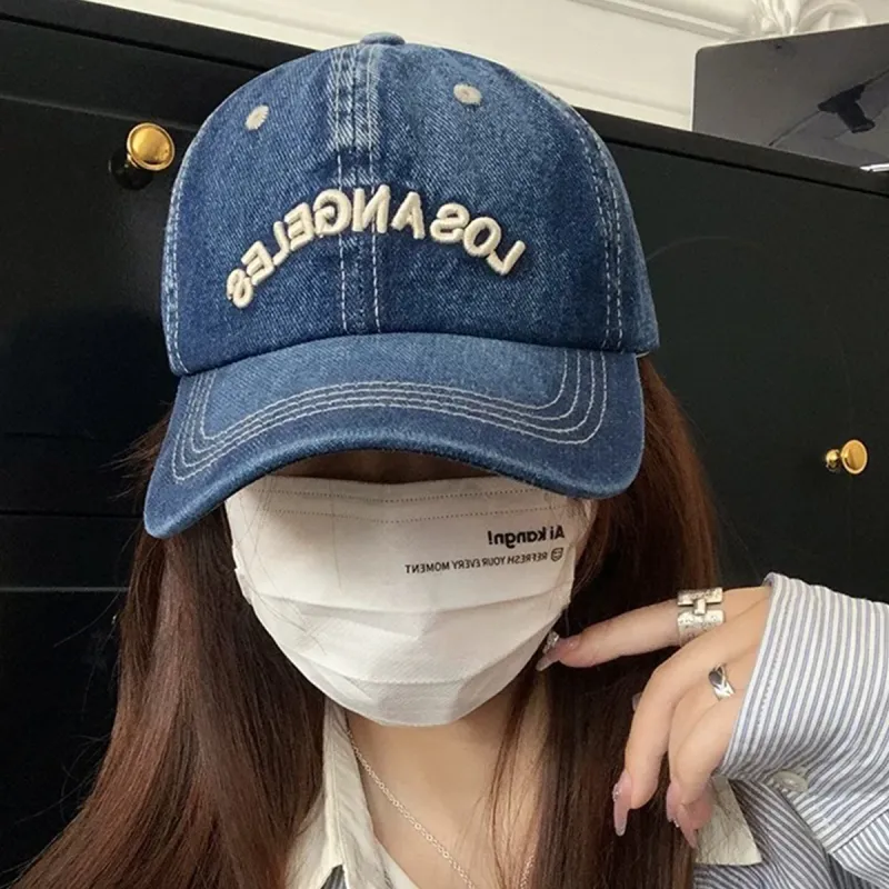 FILES Cotton Baseball Caps Unisex-5