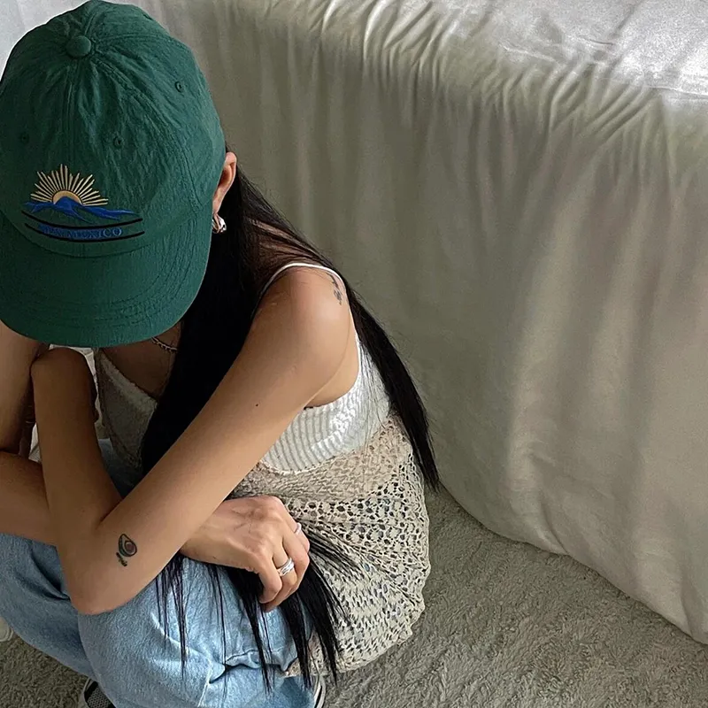 FILES Cotton Baseball Caps Unisex-6