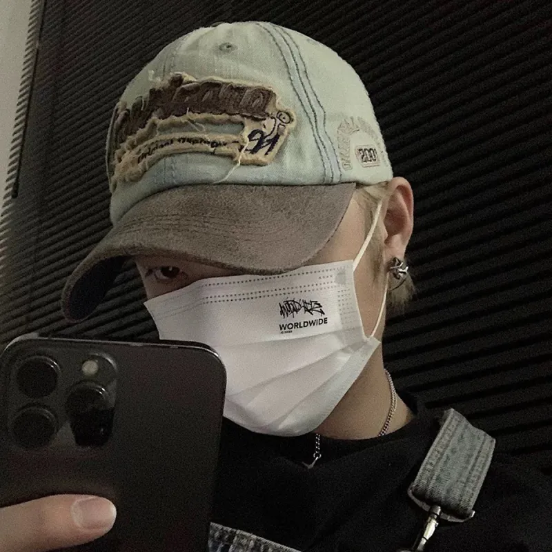 FILES Cotton Baseball Caps Unisex-7