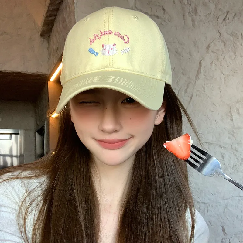 FILES Polyester Baseball Caps Women's-1