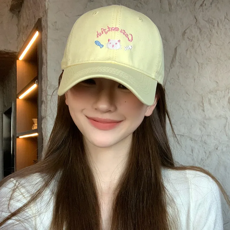 FILES Polyester Baseball Caps Women's-3