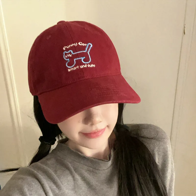 FILES Cotton Baseball Caps Unisex-1