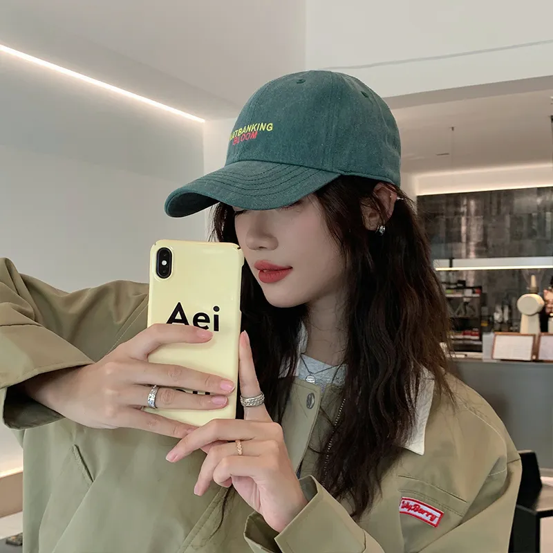 FILES Cotton Baseball Caps Unisex-1