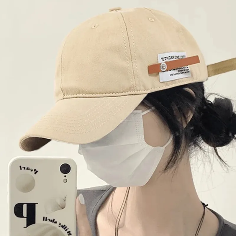 FILES Cotton Baseball Caps Unisex-3