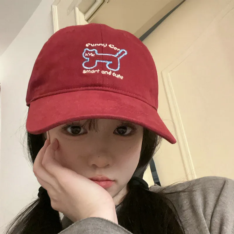 FILES Cotton Baseball Caps Unisex-4