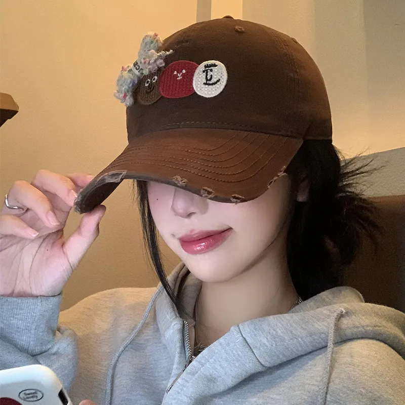 FILES Cotton Baseball Caps Unisex-4
